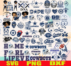 Dallas Cowboys NFL Mega Bundle | SVG, PNG, DXF