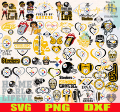 Pittsburgh Steelers NFL Mega Bundle | SVG, PNG, DXF