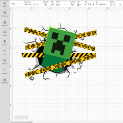 Minecraft Creeper Logo SVG