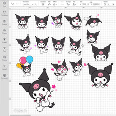 Hello Kitty Kuromi Bundle