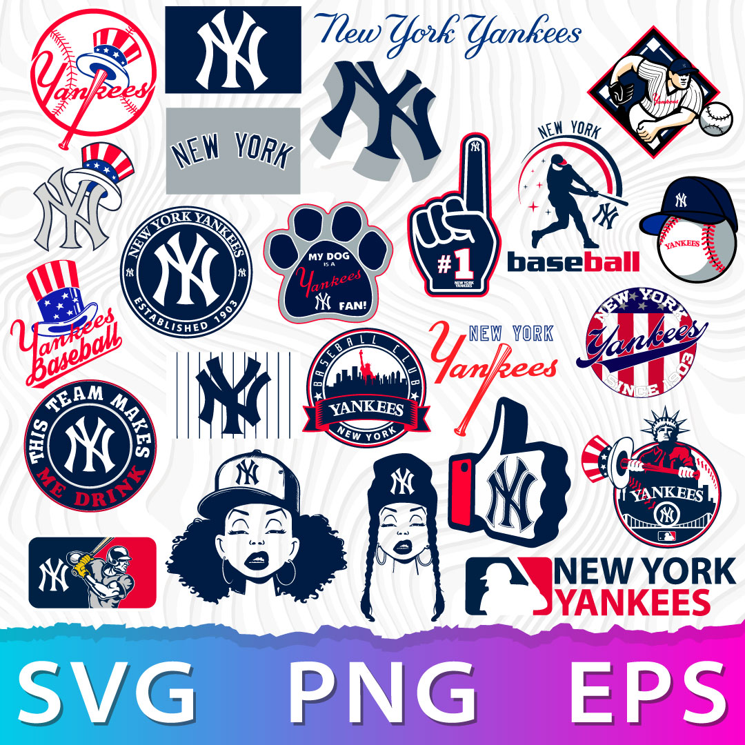 New York Yankees Logo Bundle | SVG, EPS, PNG