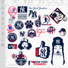 New York Yankees Logo Bundle | SVG, EPS, PNG