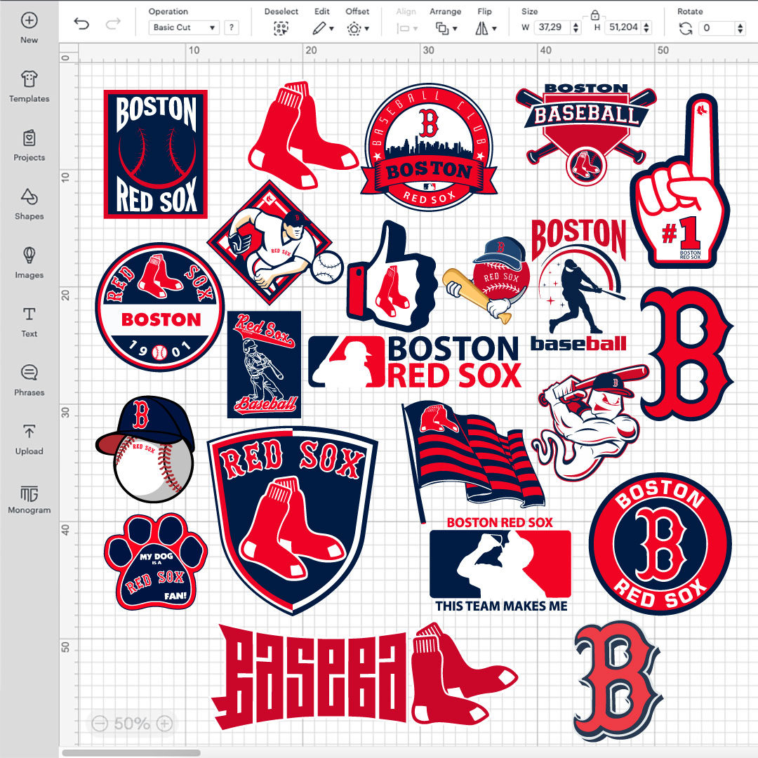 Boston Red Sox Logo Bundle | SVG, EPS, PNG