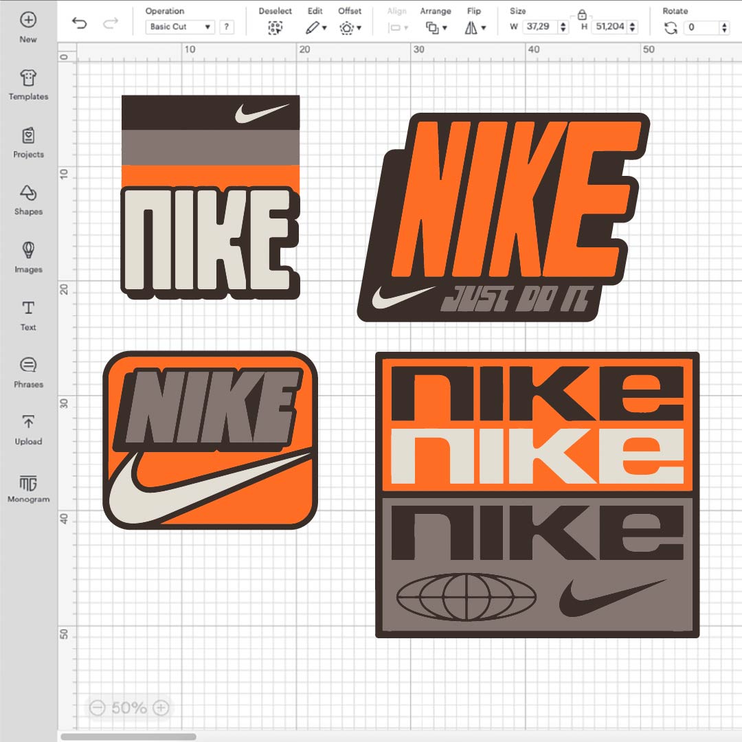 Nike Logo Bundle SVG, Vector, PNG, and EPS Graphics