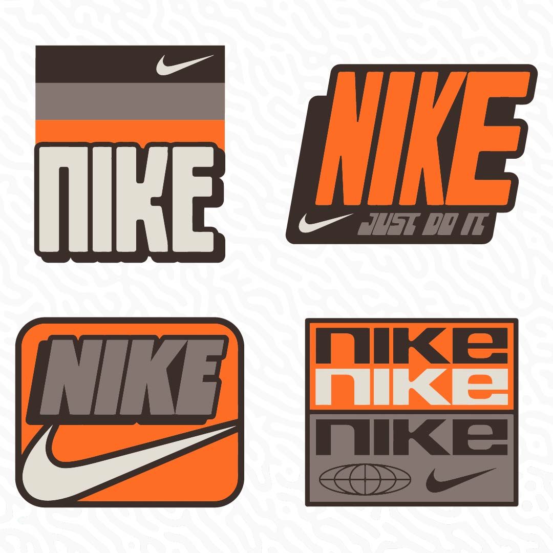 Nike Logo Bundle SVG, Vector, PNG, and EPS Graphics