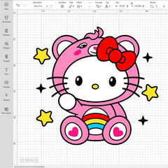 Hello Kitty Care Bear Graphic