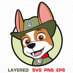 Paw Patrol Tracker SVG