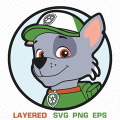 Paw Patrol Rocky SVG