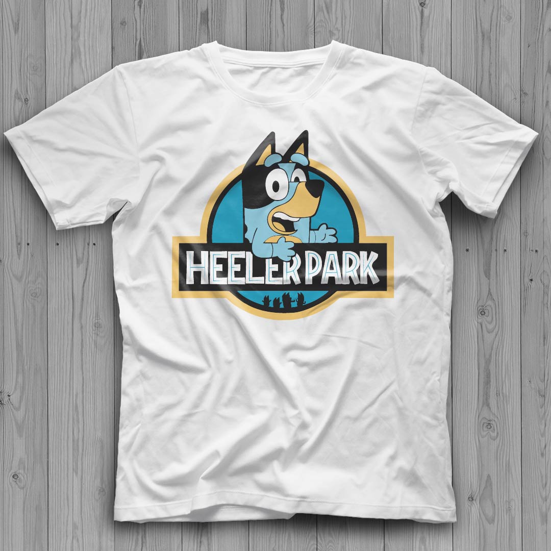 Bluey Dad Heeler Park Logo