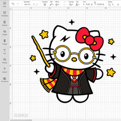 Hello Kitty Harry Potter Graphic