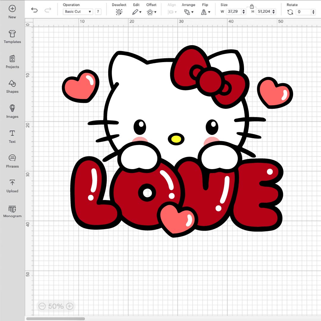 Hello Kitty Hearts Graphic