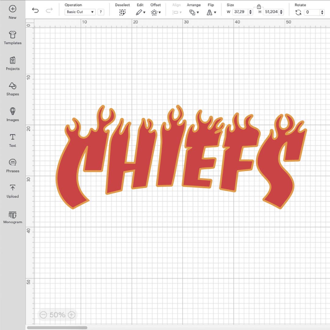 Kansas City Chiefs Flame SVG