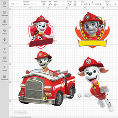 Marshall Paw Patrol PNG