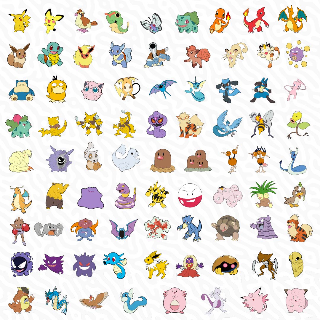 Pokémon SVG Design Bundle