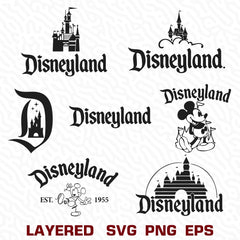 Disney Castle Logo SVG