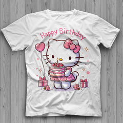 Hello Kitty Happy Birthday Cake Graphic