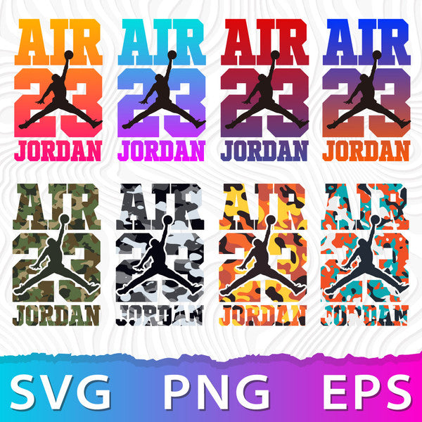 Air Jordan Logo SVG PNG EPS Bundle