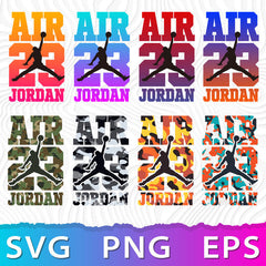 Air Jordan Logo SVG PNG EPS Bundle