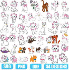 Aristocats SVG Bundle