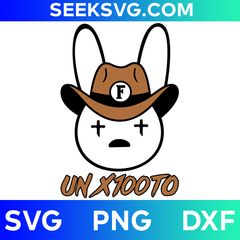 Bad Bunny Un x100to SVG | Grupo Frontera Un x100to Me Queda Un Por Ciento SVG for Cricut & Silhouette | High-Quality Vector Cut Files for Crafting and Music Enthusiasts