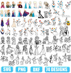 Frozen SVG Bundle