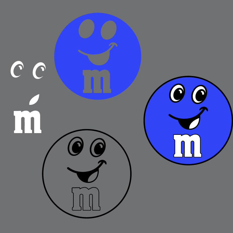 M&M SVG Faces Bundle