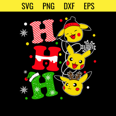 Pikachu Ho Ho Ho Graphic