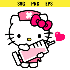 Hello Kitty Nurse with Syringe