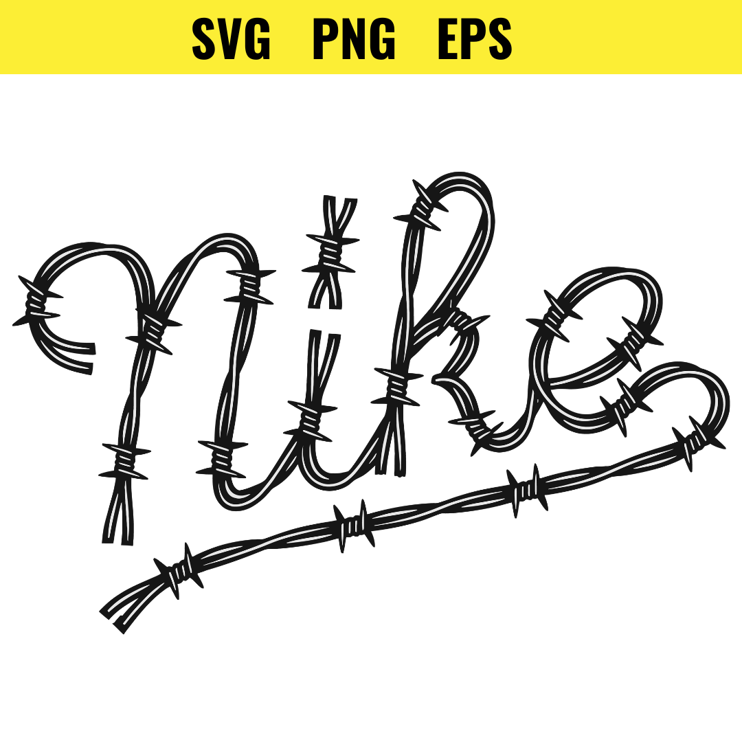 Nike Barbed Wire Logo Design