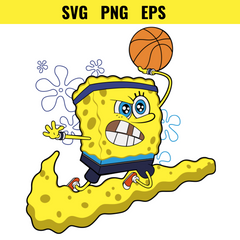 Nike Logo Basketball SpongeBob