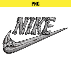 Nike Logo Design with Bone Art