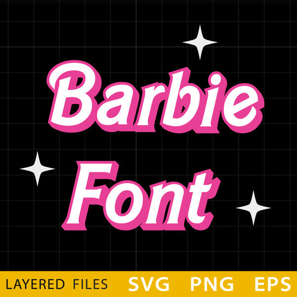 Barbie Font | SVG, EPS, PNG