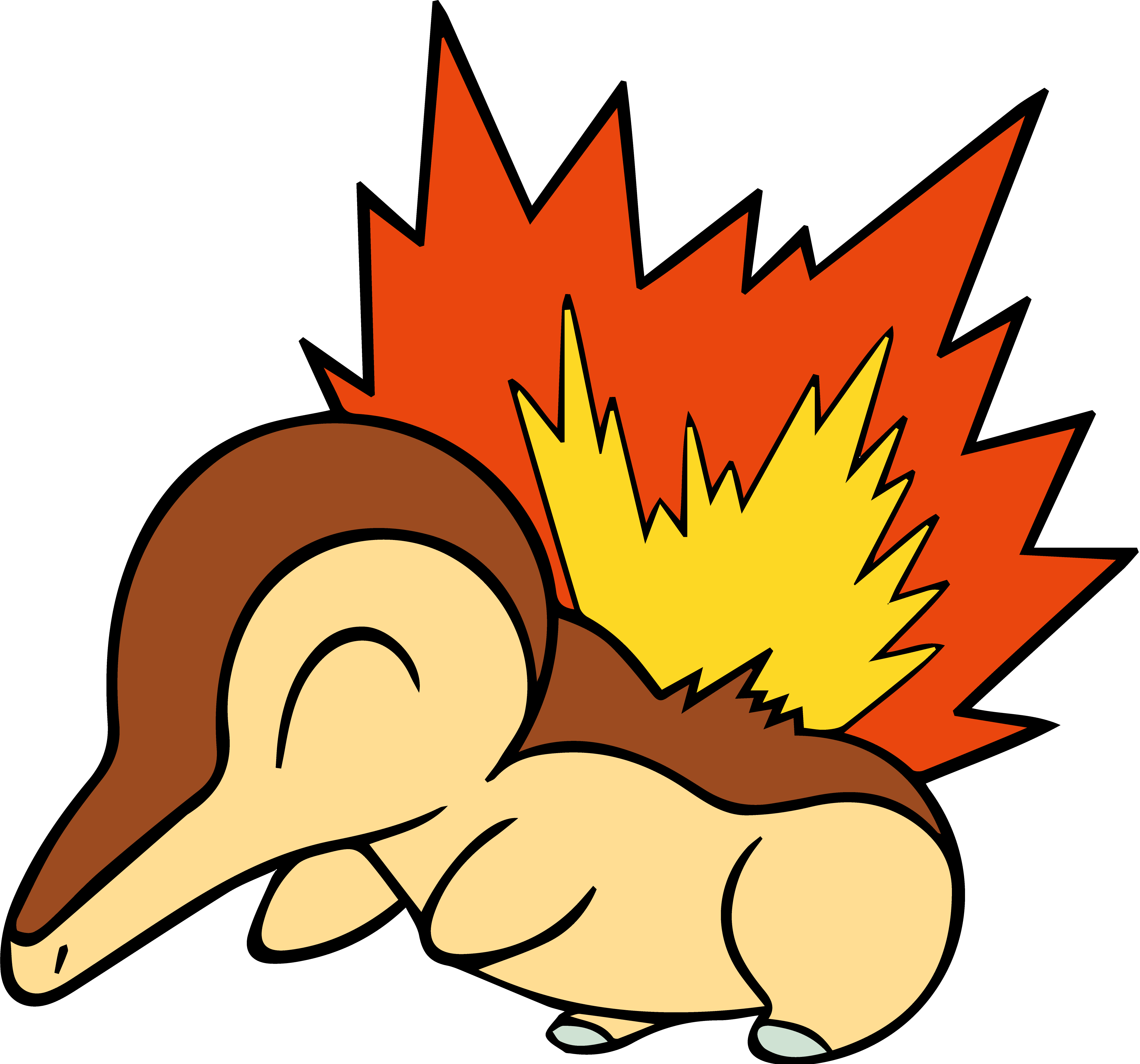 Pokémon Cyndaquil | SVG, EPS, PNG