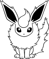 Pokémon Flareon | SVG, EPS, PNG