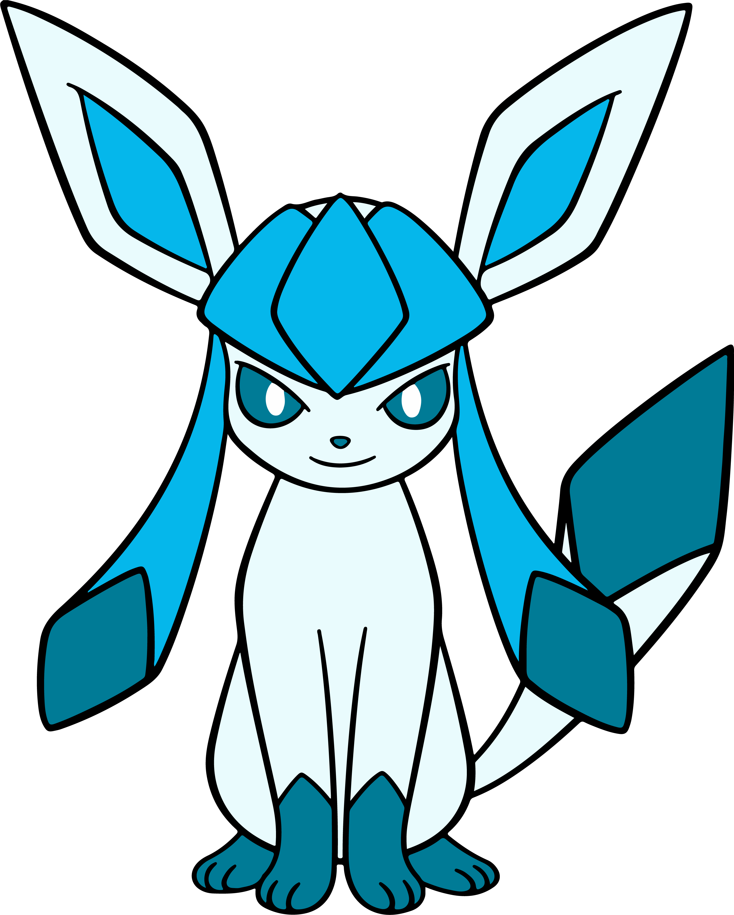 Pokémon Glaceon | SVG, EPS, PNG