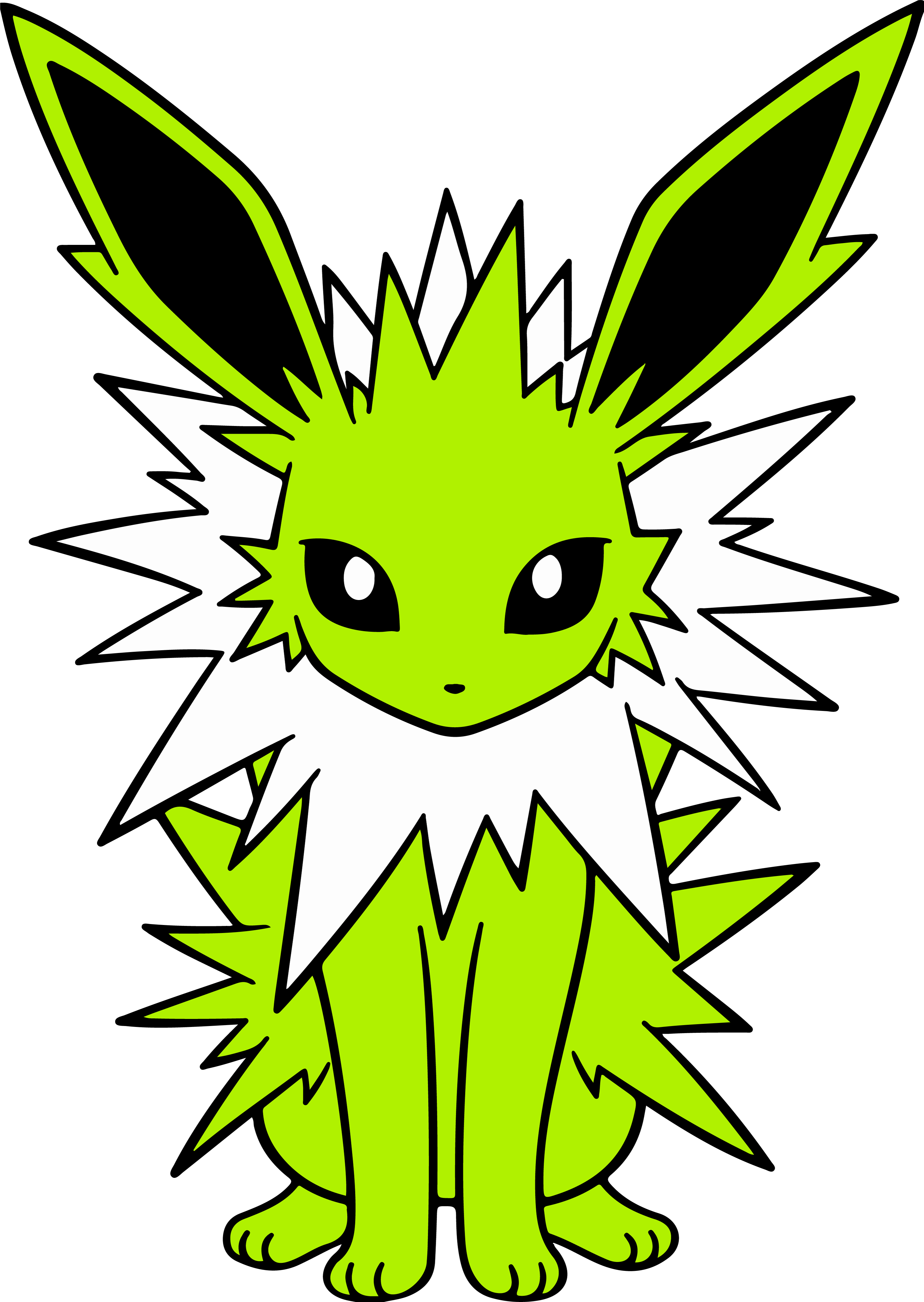 Pokémon Jolteon | SVG, EPS, PNG