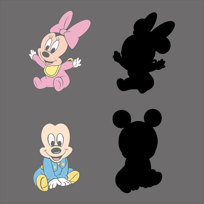 Mickey and Minnie Baby SVG Bundle