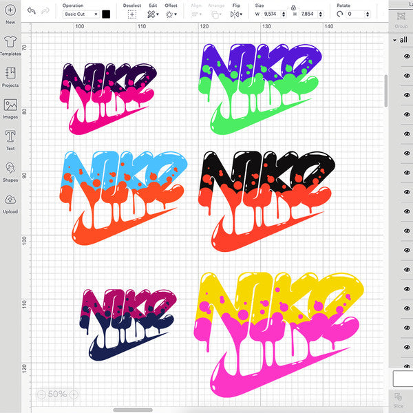 Nike Bubble Swoosh Logo Bundle