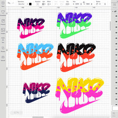 Nike Bubble Swoosh Logo Bundle