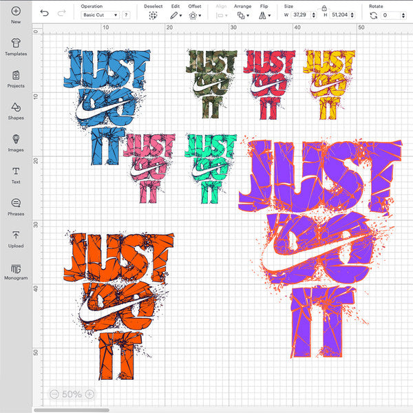 Nike Just Do It Bundle SVG