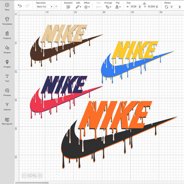 Nike Drip Logo SVG