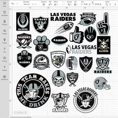 Las Vegas Raiders NFL Bundle | SVG, EPS, PNG