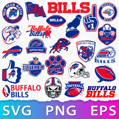 Buffalo Bills NFL Bundle | SVG, EPS, PNG