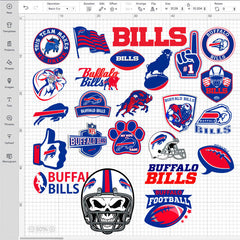 Buffalo Bills NFL Bundle | SVG, EPS, PNG