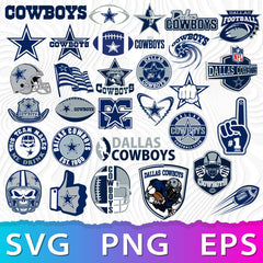 Dallas Cowboys NFL Bundle | SVG, EPS, PNG