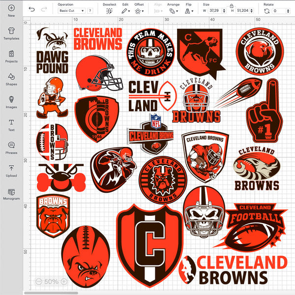 Cleveland Browns NFL Bundle | SVG, EPS, PNG