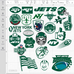 New York Jets NFL Bundle | SVG, EPS, PNG