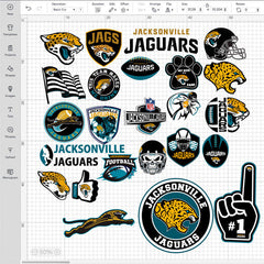 Jacksonville Jaguars NFL Bundle | SVG, EPS, PNG