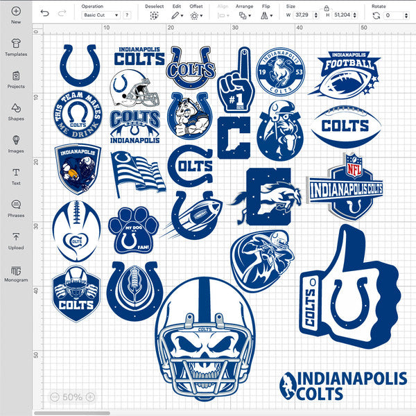 Indianapolis Colts NFL Bundle | SVG, EPS, PNG