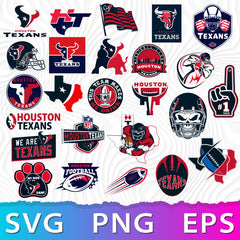 Houston Texans NFL Bundle | SVG, EPS, PNG